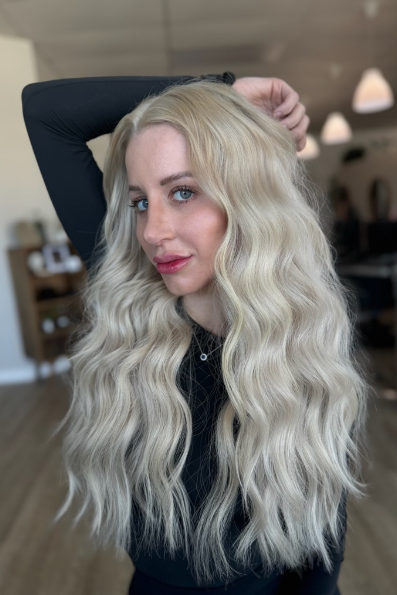 After Blonde Extensions
