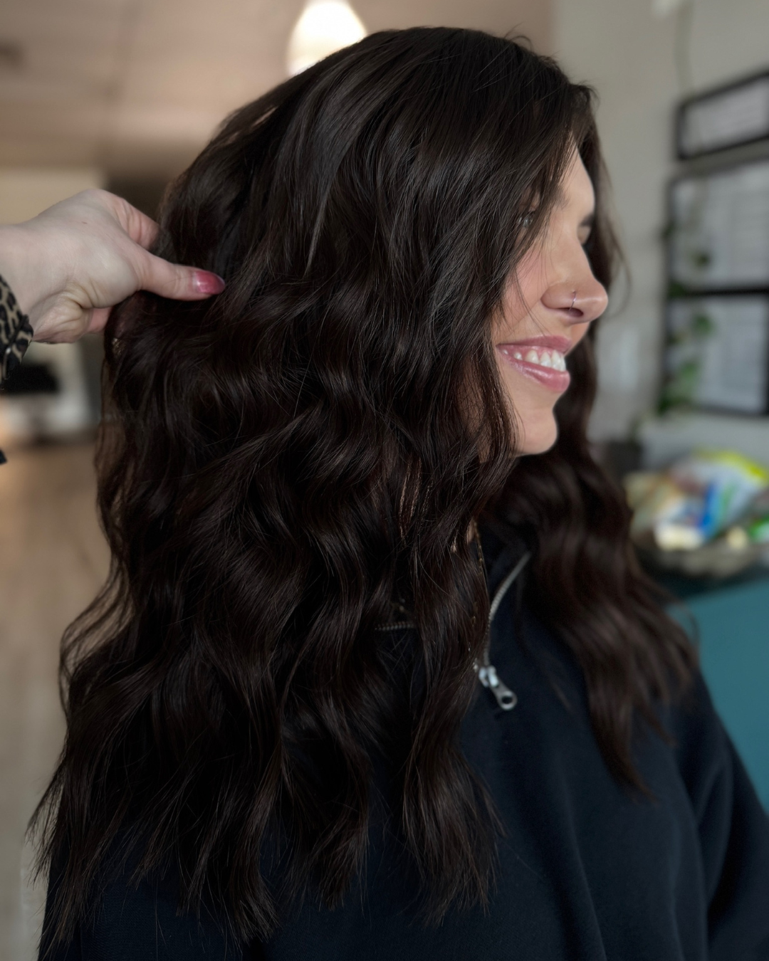 After Short to Long Hair Extension Transformation After Short to Long Hair Extension Transformation