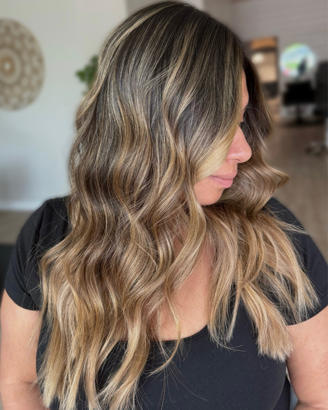 Dimensional Blonde Highlights