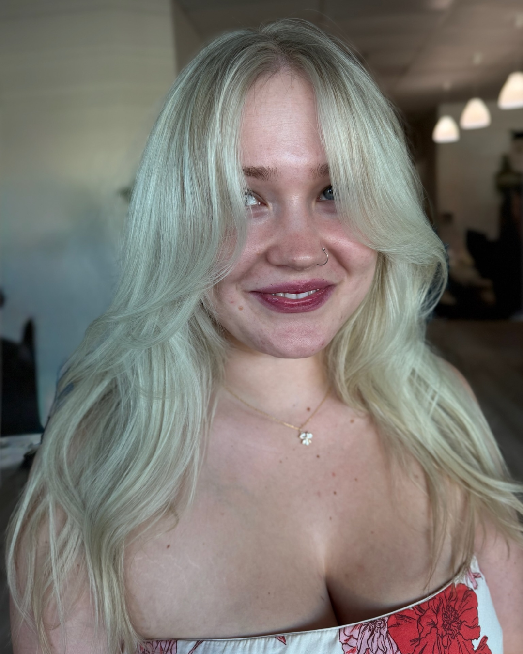 Face framing shoulder length haircuts