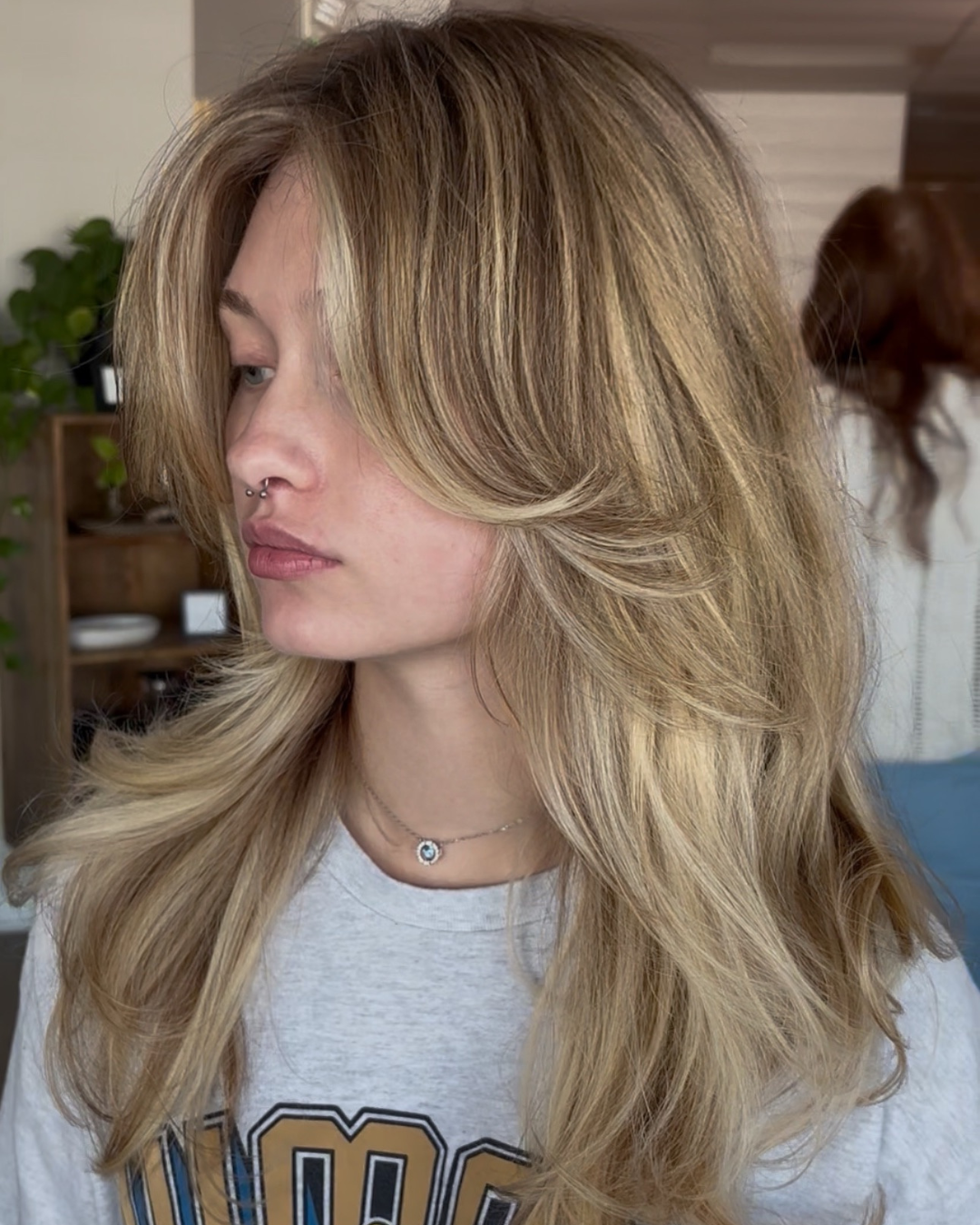 Layered Blonde Highliights