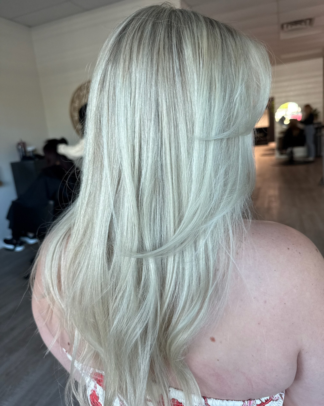 layered medium length hair